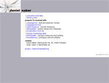 Tablet Screenshot of danielnaber.de